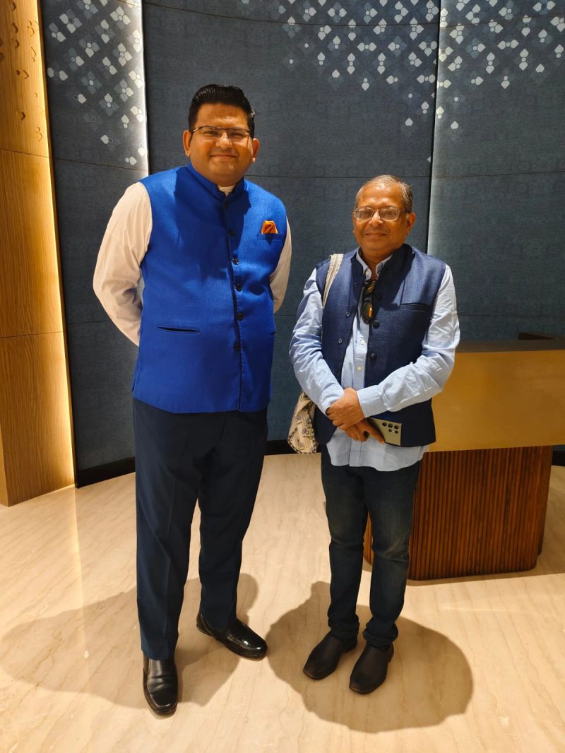 Vaishakh Surendran with Suman Tarafdar at Lyfe Hotels Bhubaneswar, November 2024